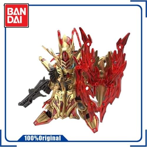 BANDAI BB SD GUNDAM WORLD SANGOKU SOKETSUDEN ZHOU YU AKATSUKI GUNDAM Assembling Model Action Toy Figures Childrens Gifts