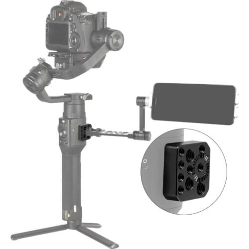 Aluminum Alloy Quick Release Gimbal Expansion Board Mic/Led/Monitor Mount Base SLR Stabilizer Extend Adapter Plate for Ronin S