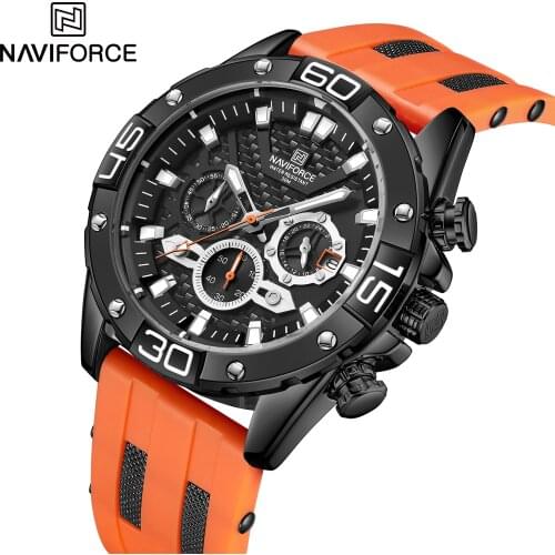 2021 NAVIFORCE Men Luxury Sports Watches Quartz Date Clock Watches Man Business Military Waterproof Wristwatch Relogio Masculino