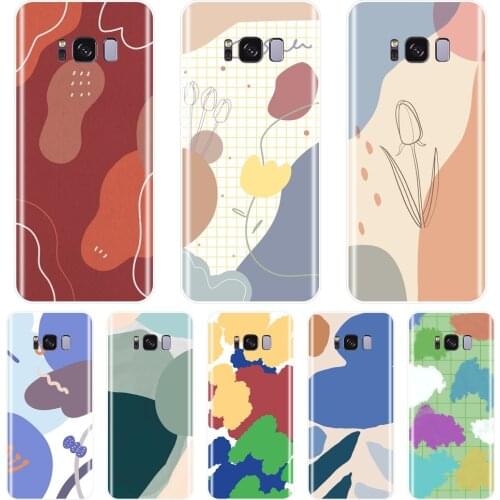 For Samsung Galaxy Note 9 8 5 4 Case Silicone Art Flower Back Cover For Samsung Galaxy S8 S9 Plus S5 S6 S7 Edge Phone Case