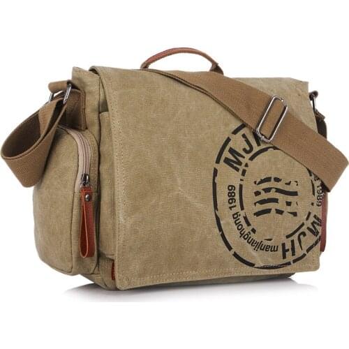 Mens Fashion Canvas Shoulder Bags Business Travel Crossbody Bags Men Messenger Bags Briefcase Men Handbag Tote motorcycle bolso