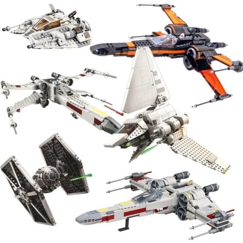 New Star Space War Poe Damerons X-wing Fighter Aircraft T-65 T-70 Building Blocks Bricks Toys Kid Gift