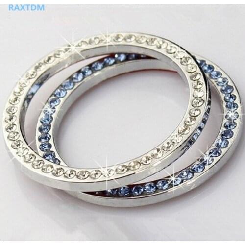 Crystal Car Engine Start Stop Ignition Key Ring For Suzuki SX4 SWIFT Alto Liane Grand Vitara Jimny S-Cross