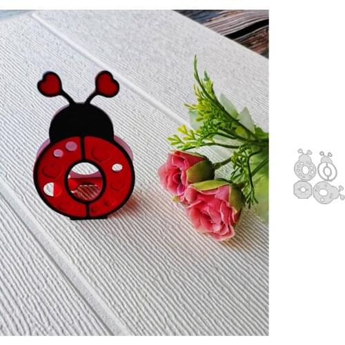 Ladybug Dies Metal Cuts Embossing Punch Knife Stencil for Scrapbooking Photo Album Decorative DIY Paper Cards Making New