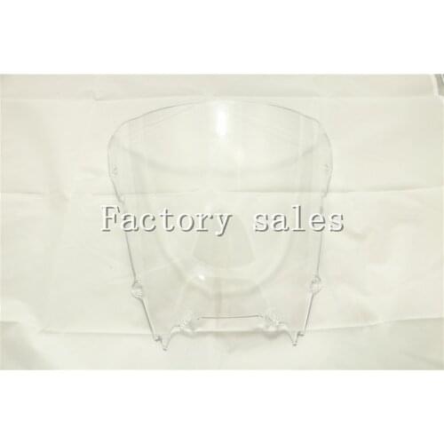 For Yamaha YZF 600 R6 1998 1999 2000 2001 2002 White Windshield WindScreen Double Bubble 98 99 00 01 02 CC RR YZFR6 YZF600