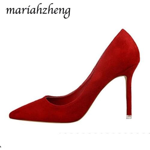 Suede Pumps Mariahzheng China