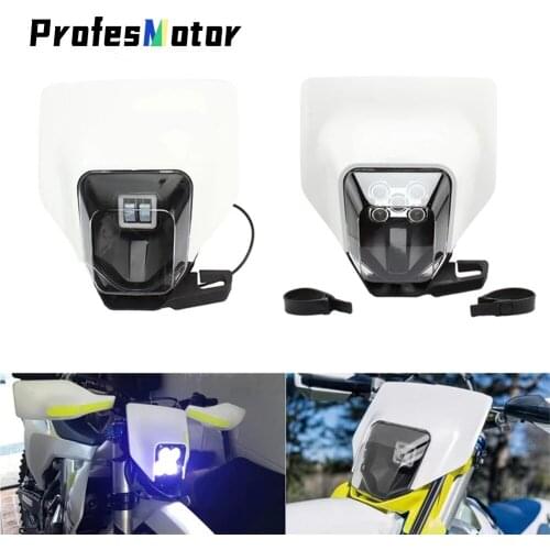 New Motorcycle LED Headlight Headlamp Head Lamp Light For Husqvarna FC FE FX TC TE TX 125 250 300 350 450 501 FE250 FC250 TE300