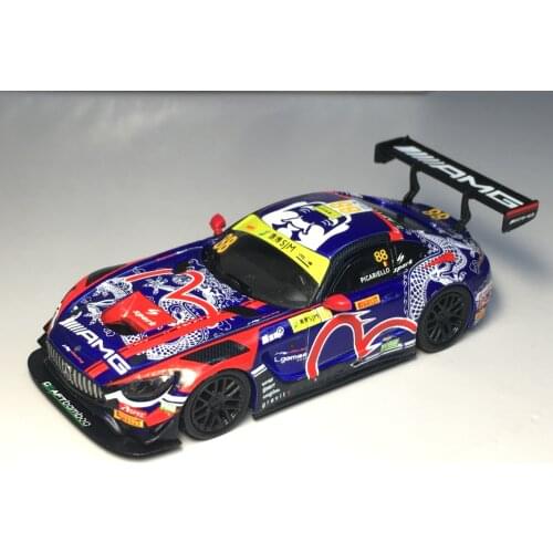 Sparky 1/64 Y170 Mercedes-AMG GT3 #88 Team Craft-Bamboo Racing Fia GT World CUPMacau 2019 Die Cast Model Car Collection Limited