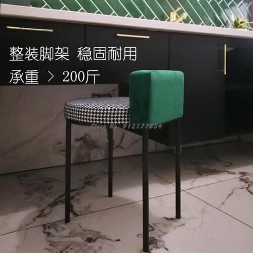 Makeup stool minimalist backrest net red ins chair bedroom nordic small bench simple stool light luxury dressing table chair