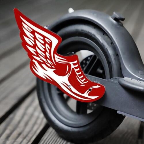 Scooter Rear Wing Rear Tail Brake Fender Wings Decor For Xiaomi Scooter Flying Shoes/wings Decoration For Xiaomi Scooter First