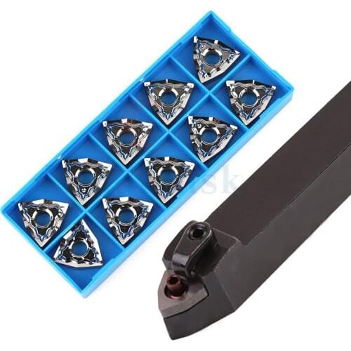1pc External tool holder MWENN1616H08 MWENN2020K08 MWENN2525M08+10pcs WNMG Carbide Inserts MWENN Lathe Cutting Machine Tools Set