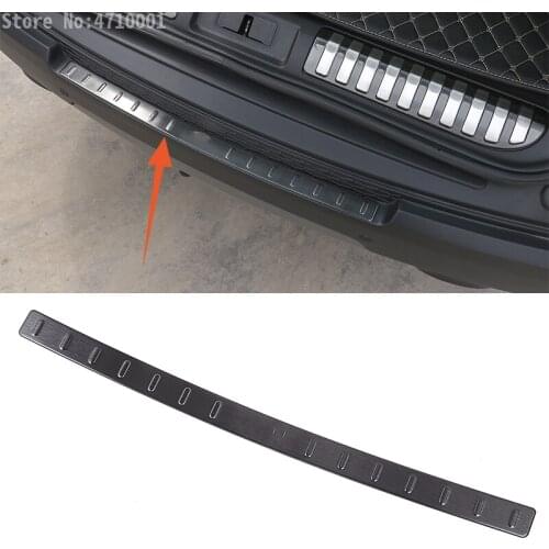 For Land Rover Range Rover Sport RR Sport Outside Rear Bumper Guard Protector Plate Cover Trim 2014-2017 Car Accessories