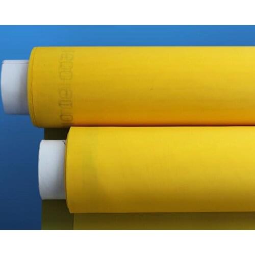 Yellow,screen printing mesh 300M/120T Count Width 165cm(63") White color on available
