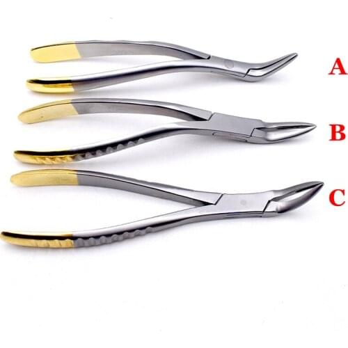 1PC Dental Residual root forceps Apex clamp Extraction pliers dentist instruments tools Model A/B/C