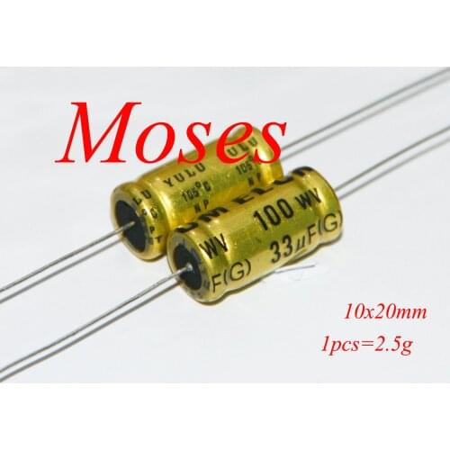 100v 33uf A NP Bipolar Axial 10x20mm (10pcs)