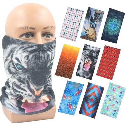 2020 New Design Tiger Outdoor Sport Cycling Bandanas Cute Fashion Sunscreen Scarf Balaclava Magic Scarf Neck Warmer