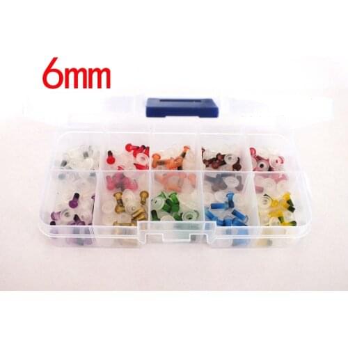 6mm Handmade Accessories Plastic Craft Toy Doll Eyes Children DIY Creative Toys For Teddy Bear Puppet Crafts