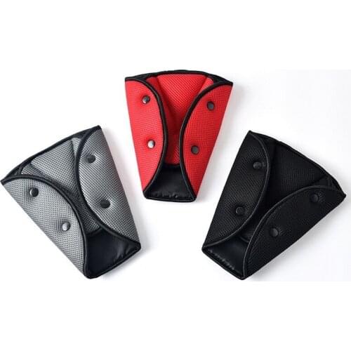Car Seat Belt Seat Belt Cover Sturdy Adjustable Triangle Seat Belt Triangle Holder Pad Seat Belt Adjuster Child Protection