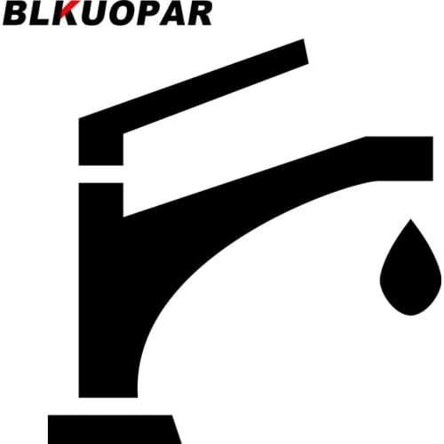 BLKUOPAR for Kitchen Tap Car Stickers Waterproof Personality Decals Simple Scratch-Proof Motorcycle Windows Decor Car Goods