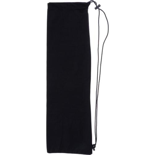 Black Unisex Badminton Racket Cover Racquet Bag with Adjustable Shoulder String - can hold 2 rackets and 1 bulk of shuttlecock