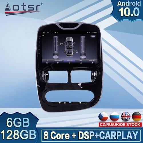 For Renault Clio 2013 - 2015 Multimedia Touch Screen Android Radio Recorder Car GPS Navigation 128GB Carplay DVD Video Player