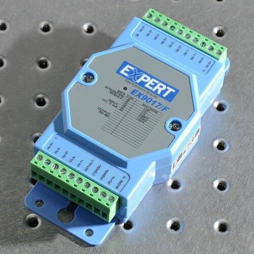 EXPERT DAQ EX9017/F supports 8-channel analog IP data acquisition module dual watchdog timer