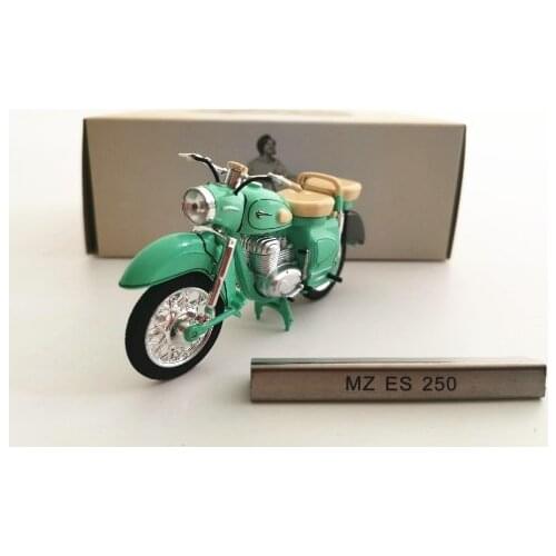 Atlas 1:24 MZ ES 250 motorcycle Alloy Metal Diecast Cars Model Toy Vehicles For Children Boy Toys gift
