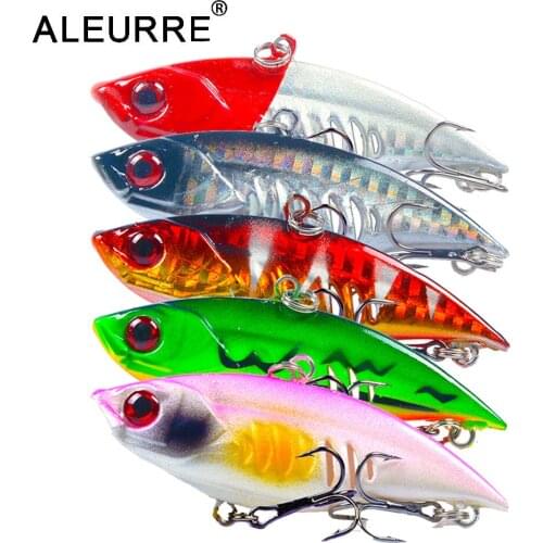 NEW Hard bait Vib lure 6.5cm/11g minnow Lead fish Vibrating With Hooks Fishing lures pesca jigg winter whopper plopper Crankbait