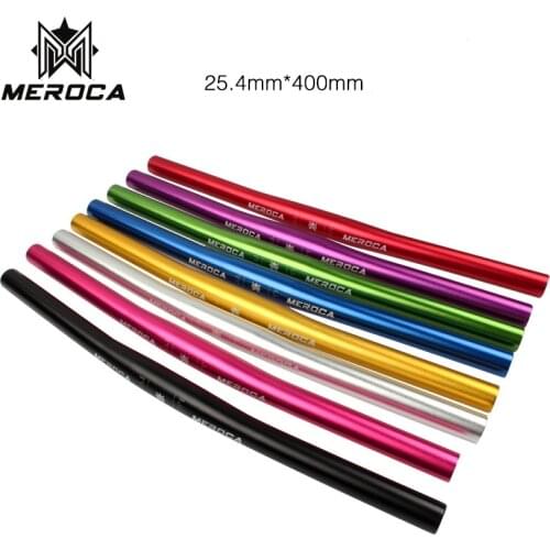 MEROCA Sliding Bike Refit Parts Balance Handlebar Aluminum Alloy Horizontal Handle Bar 25*4*400mm