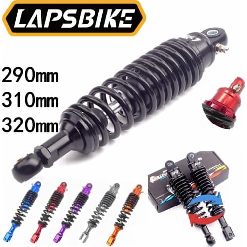 Universal 290mm-320mm Motorcycle Air Shock Absorber Rear Suspension For Yamaha Honda Motor Scooter BWS XMAX Aerox Dio Zoomer ATV