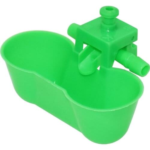 1 pcs Green The New Water Bowls Quail Drinking Waterer Bird Siamese Water Bowl Feeding Tools