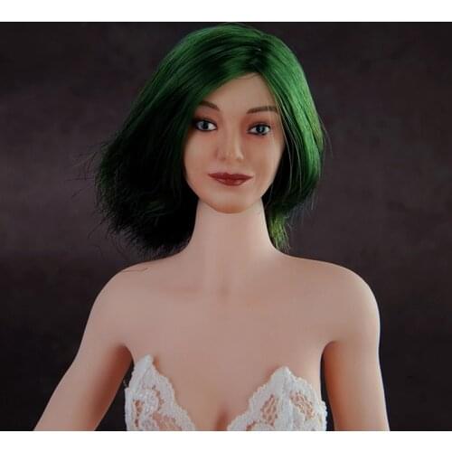 1:6 soldiers Polaris head carving European and American short hair female head film stars movie characters in stock