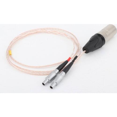 1PCS Compatible Audio Upgrade Cable Replacement for HD800/HD800S Headphone, (4-Pin XLR Male Plug) Replacement Upgrade Cable