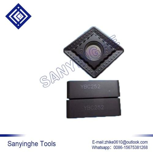 Free shipping high quality 10pcs/lots YBM253 CNMM190616-LR cnc carbide turning inserts