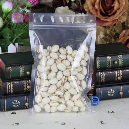 14*20cm High Quality Clear Self Seal Zipper Plastic groceries Storage Packaging Packing Poly Bag Ziplock Zip Lock Bag Pack Pack