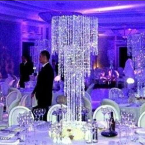 80cm Tall 5 tiers wedding centerpiece table chandelier wedding decoration