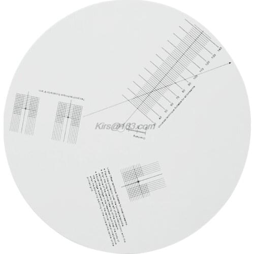 Anti-sliding LP Vinyl Record Pickup Calibration Plate Distance Gauge Protractor Adjustment Tool Ruler for Turntable Accessories