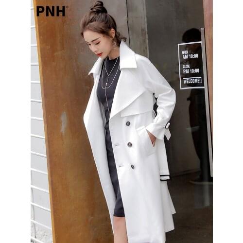 White Windbreaker Womens Middle Long British Style Spring Loose 2021 New Spring Dress Early Spring Fashion Foreign Style Coat