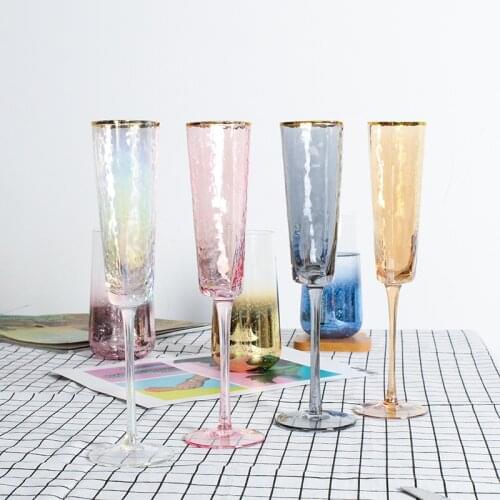 2Pcs Phnom Penh Hammer Wine Glass European Red Wine Champagne Goblet Glasses Home Bar Party Drinkware copos de vidro Gifts