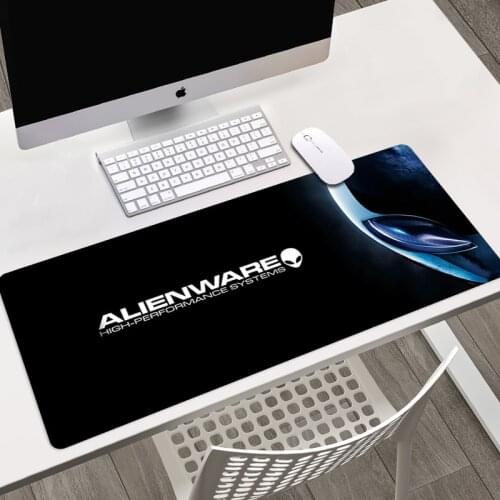 Dell Alienware Logo Large Mouse Pad Gamer PC Completo Computer 900x400 XXL Keyboard Desk mat Anime Gaming Accessories Mousepad