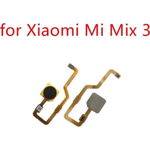 For Xiaomi Mi Mix 3 Fingerprint Sensor Scanner Connector Home Button Key Touch ID Flex Cable Mi Mix3 Repair Spare Parts Test QC