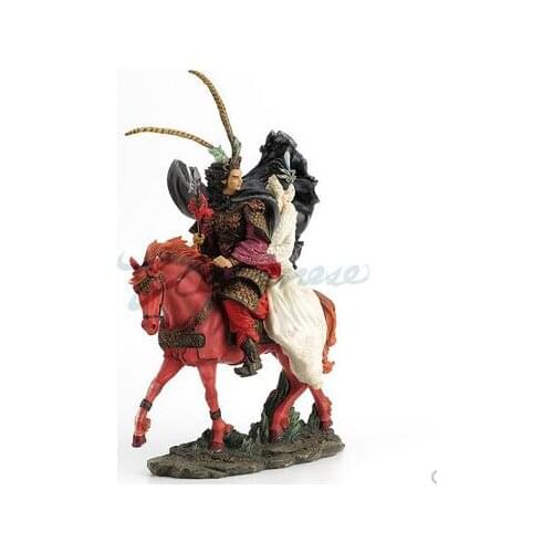 Veronese Heroes of the Three Kingdoms Statue Lu Bu and Diao Chan Figure sculpture Craft and ornaments direct store