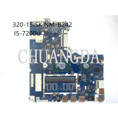Akemy DG421 DG521 DG721 NM-B242 For Lenovo 320-15IKB 320-15ISK Notebook Motherboard CPU I5 7200U GPU GTX940M DDR4
