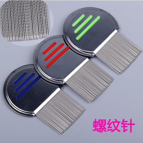 New Dogs Pet Comb 304 Stainless Steel In Addition To Flea Comb Semi-circular Long Needle Grate Comb for Dog and Cat accessories