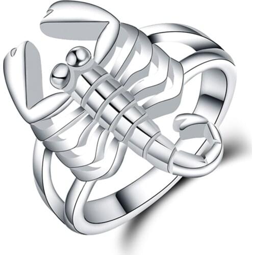 New 925 Sterling Silver Ring Vivid Dragonfly Ring For Woman Charm Jewelry Gift