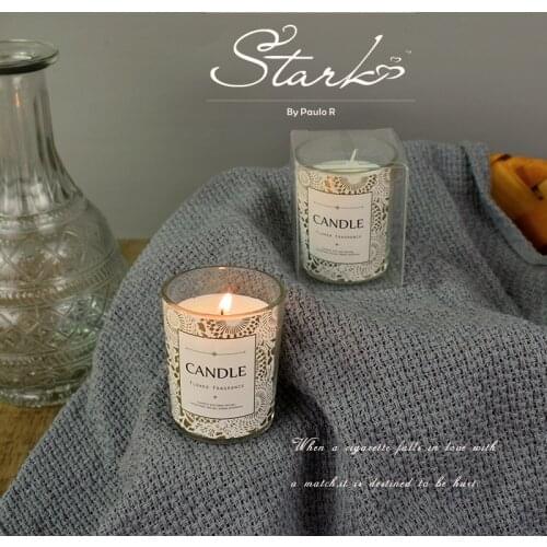 New Creative High-end Environmental Protection Smokeless Candle Aromatherapy Cup Ornaments Romantic Atmosphere Props Craft Gifts