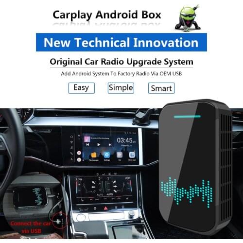 Carplay Upgrade For Mercedes Benz A CLass W176 for Benz B CLass Radio Android Auto USB Apple Wireless Box Car Multimedia Player