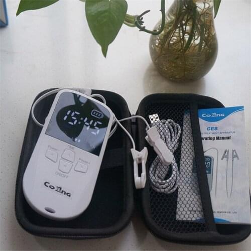 Anxiety Migraine Headache Home Use Portable Device CES for People Insomnia With It Insomnia Treating