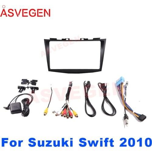 9" Car Radio Fascia Frame For Suzuki Swift 2010 Frame Install Panel Dash Mount Installation Dashboard