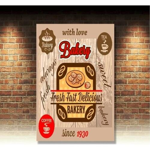 Retro Metal Tin Signs Happy Easter Vintage Donuts Plate Art Wall Decor Poster